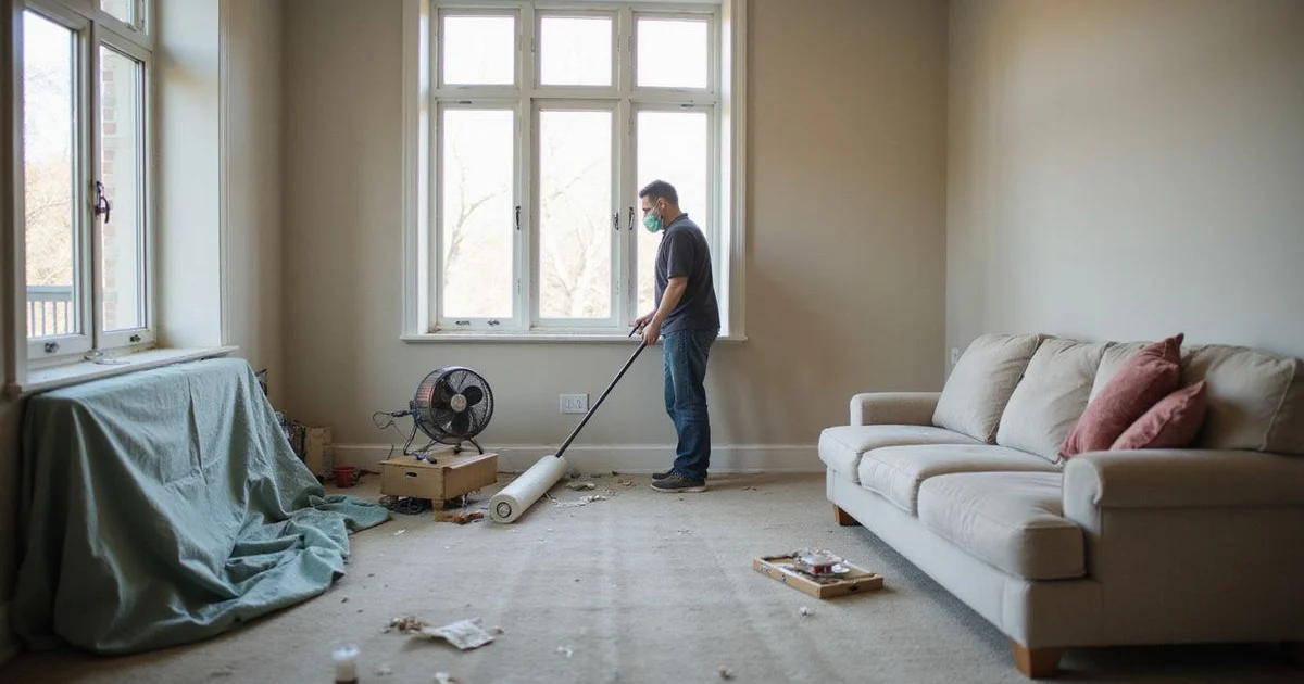 Is it safe to be home while your house is being painted?